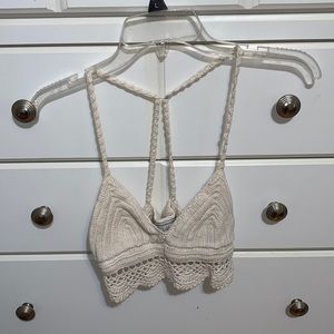 Knit crop top